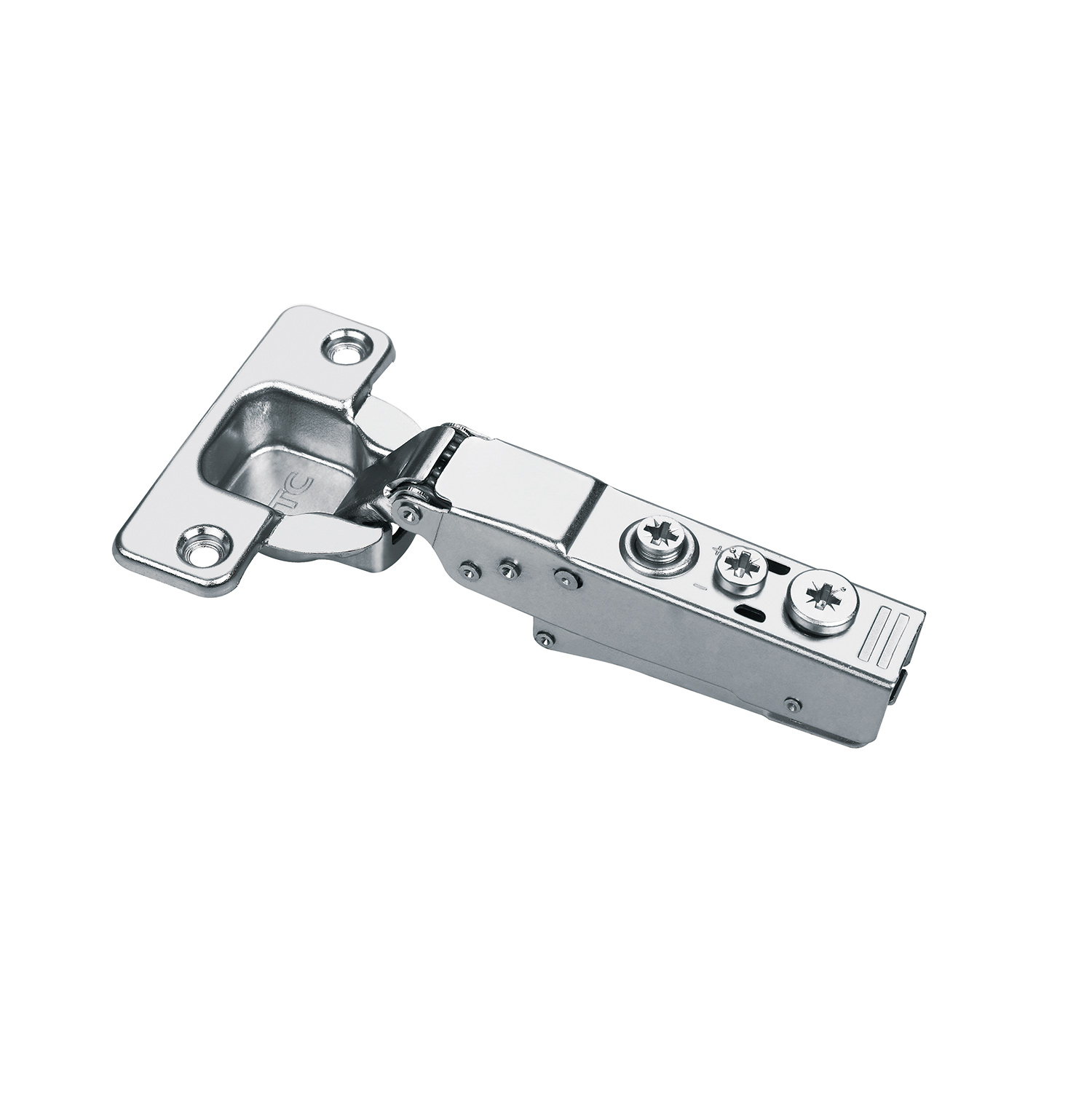 Петля 110° DTC PIVOT-STAR Anyway-Clip полунакладная с доводчиком 45мм черная