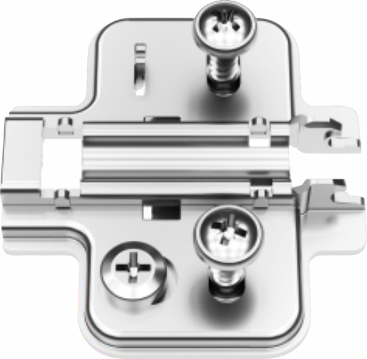 Монтажная планка H=2 DTC PIVOT-STAR Anyway-Clip 3D c саморезами 