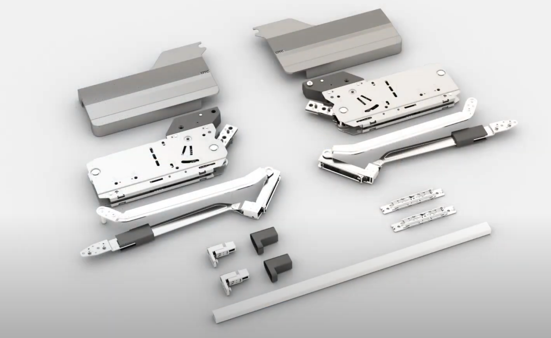 Комплект рычагов TOP STAY SK для высоты короба 350-399мм (SK350A01)