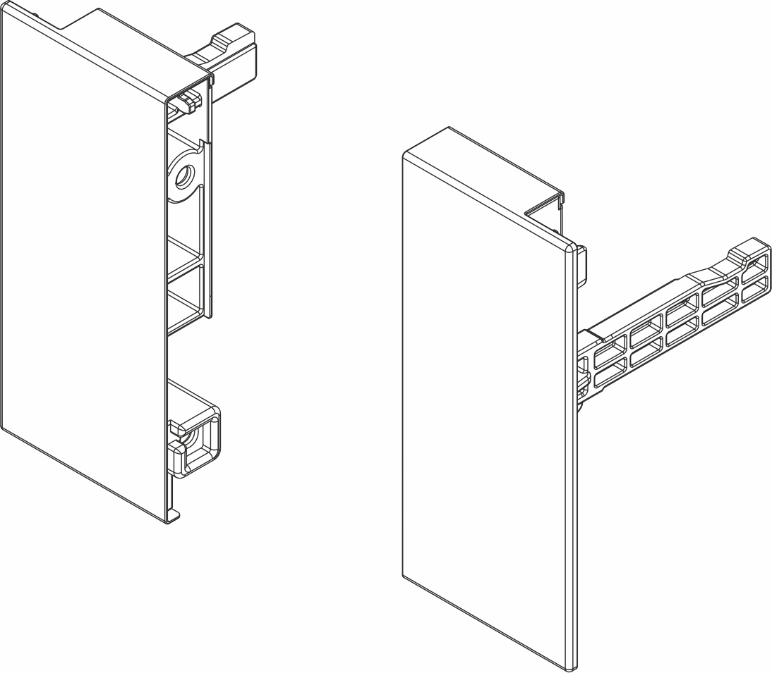 Крепление внутреннего ящика h172 DTC Magic Pro графит (HT13014,E36)