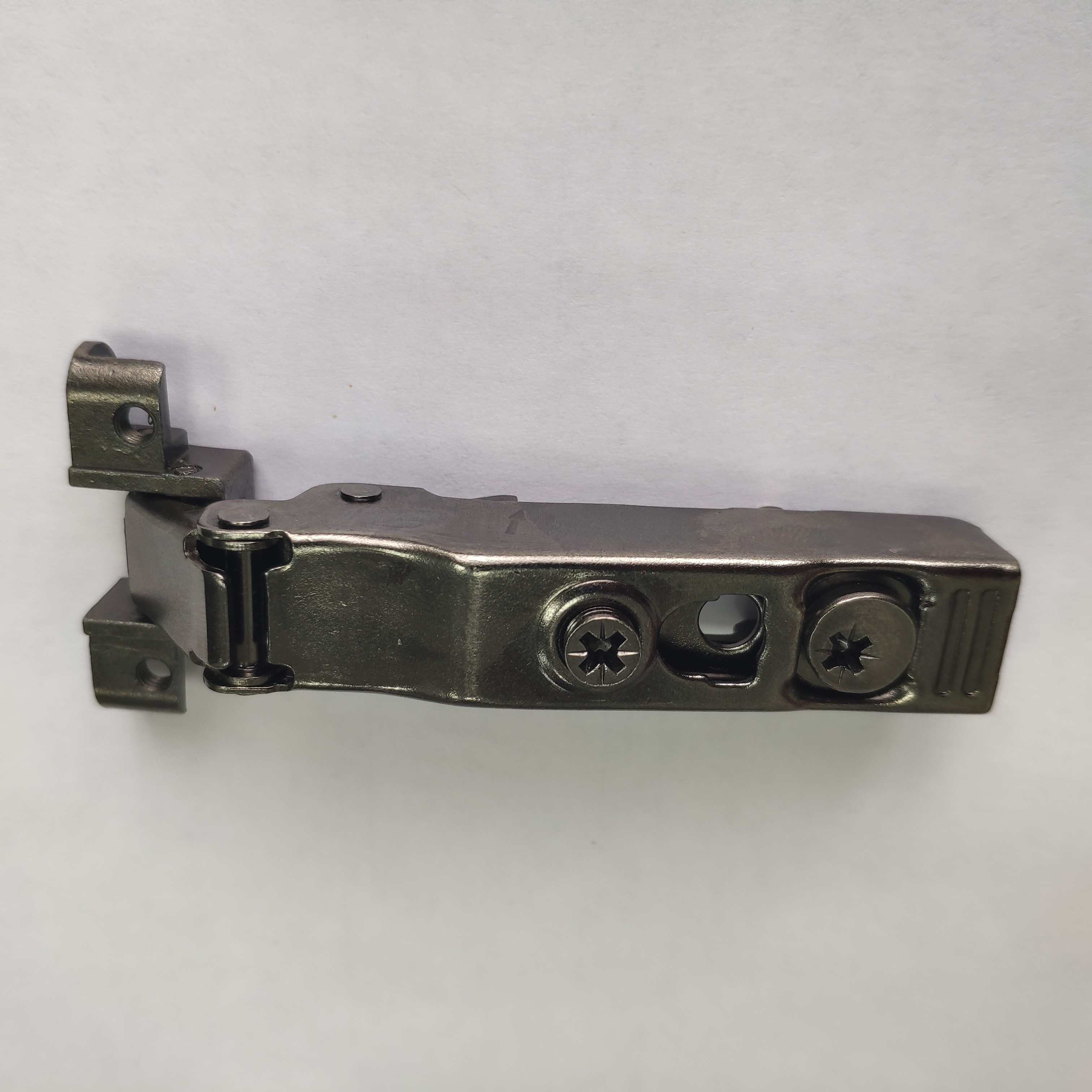 PIVOT PRO петля для узкой AL-рамки 110° DTC Click-on накладная с доводчиком (C80A678F), черная (A08)