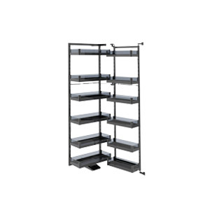 Кладовая корзина с боковым хранением 6 полок DANA 600мм