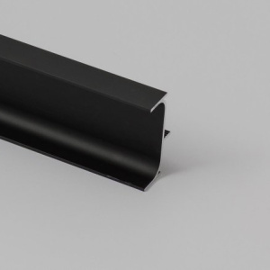 Профиль для фасадов без ручек вертикальный ШУКО-М 3282 (C) с анодировкой чёрный