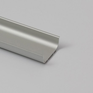 Профиль для фасадов без ручек ШУКО-М 2531 (C) с анодировкой серебро (63,6х23 мм)