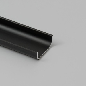 Профиль для фасадов без ручек ШУКО-М 2531 (C) чёрный (окрашенный) (63,6х23 мм)