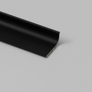 Профиль для фасадов без ручек ШУКО-М 2530 (L) чёрный (окрашенный) (49,3х23 мм)