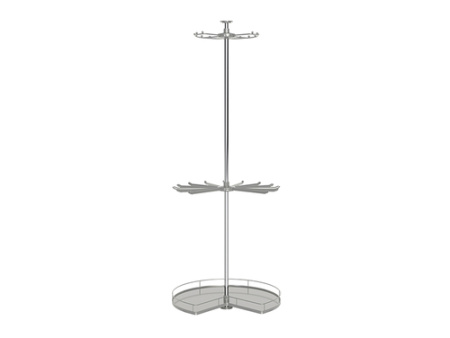 Трехслойная вращающаяся корзина для одежды Alpha