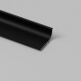 Профиль для фасадов без ручек ШУКО-М 2530 (L) чёрный (окрашенный) (49,3х23 мм)